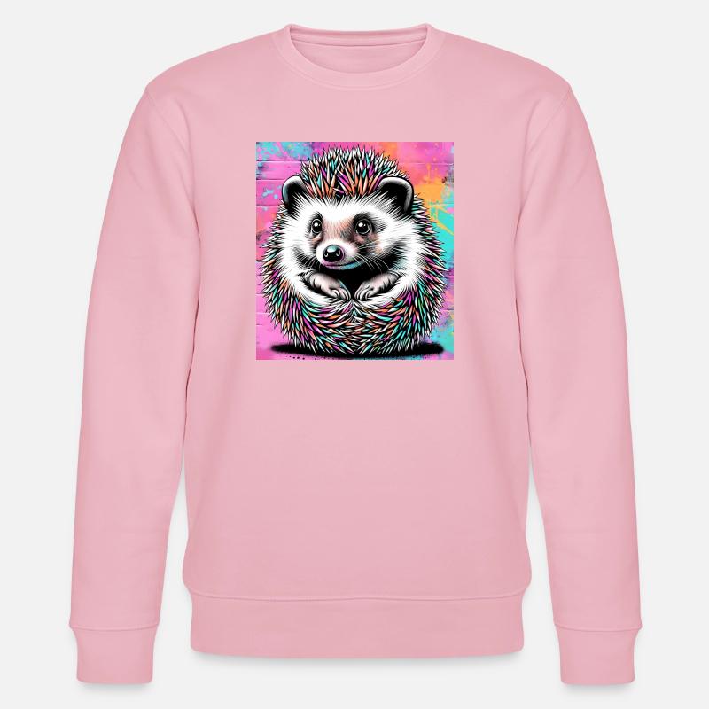 Igel - Stanley/Stella Unisex Bio-Sweatshirt CHANGER - Hellrosa