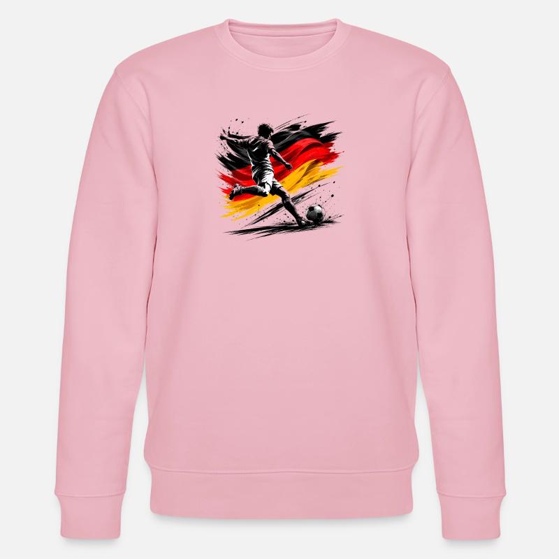 Kicker avec drapeau allemand - Sweat bio CHANGER Stanley/Stella Unisexe - rose pâle