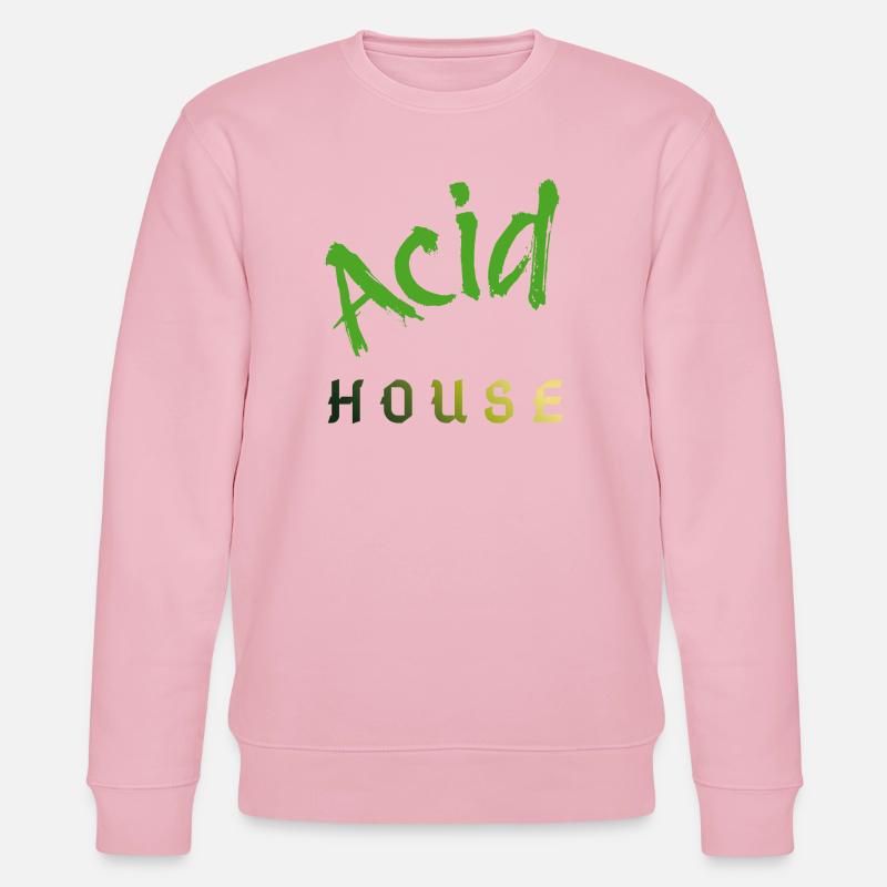 Acid House - Sweat bio CHANGER Stanley/Stella Unisexe - rose pâle