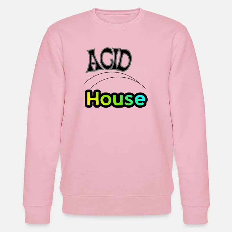 Acid House - Stanley/Stella Unisex Bio-Sweatshirt CHANGER  - Hellrosa