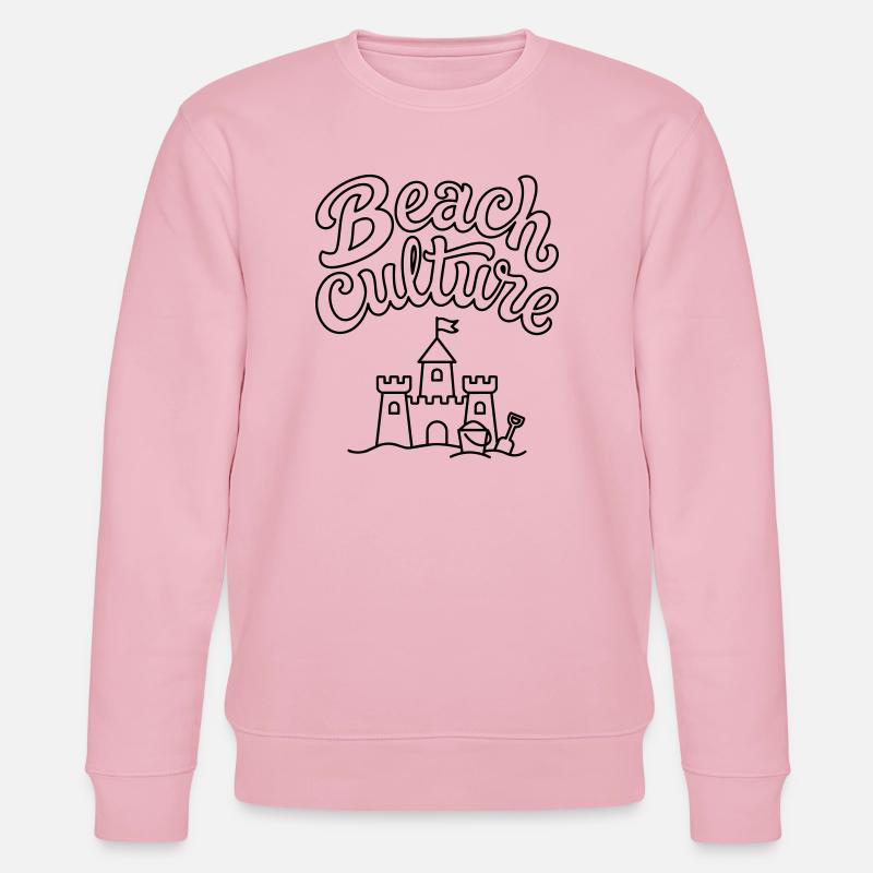Culture de la plage - Sweat bio CHANGER Stanley/Stella Unisexe - rose pâle