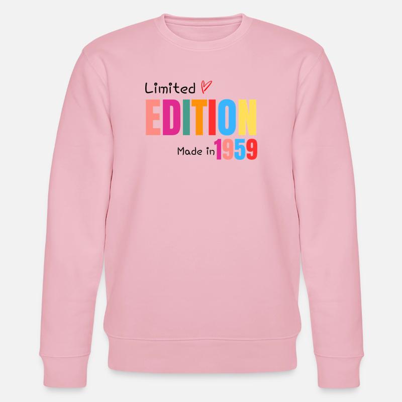 Limitierte Auflage Hergestellt 1959 - Stanley/Stella Unisex Bio-Sweatshirt CHANGER - Hellrosa