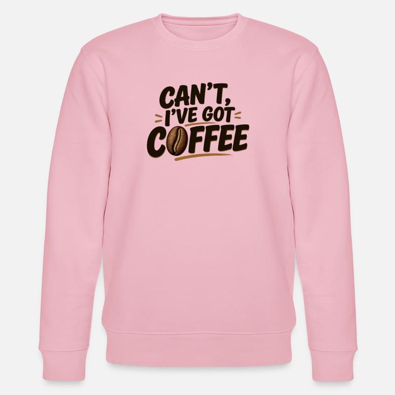 Can't, I've Got Coffee - Sweat bio CHANGER Stanley/Stella Unisexe - rose pâle