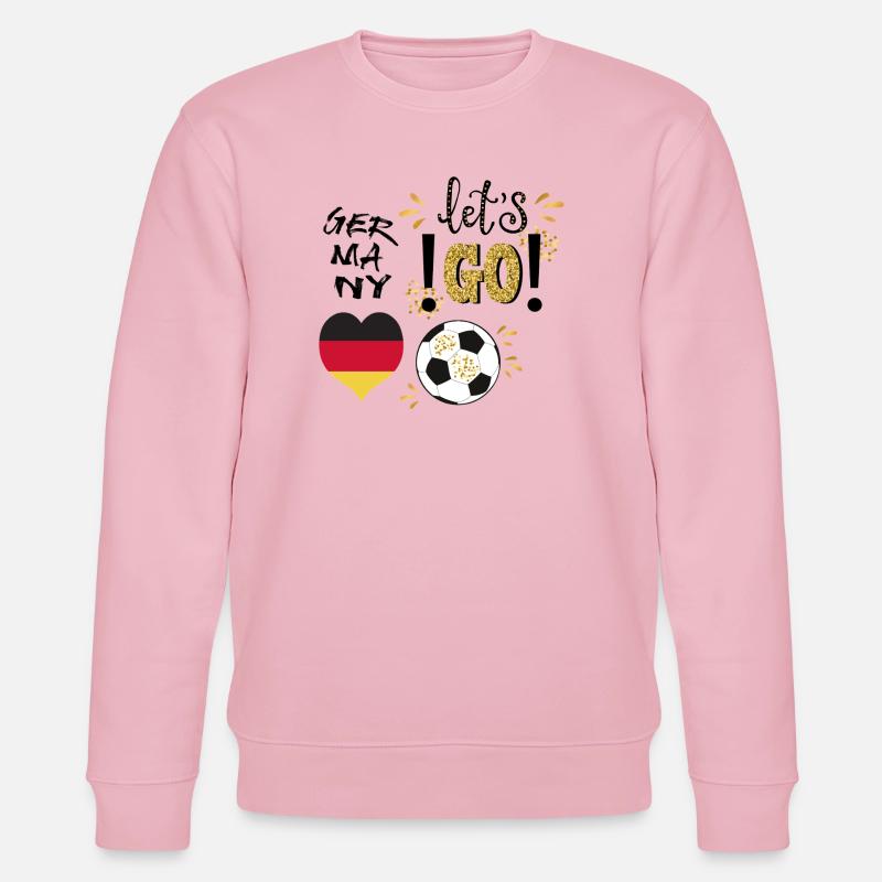 Fußball  - Stanley/Stella Unisex Bio-Sweatshirt CHANGER  - Hellrosa