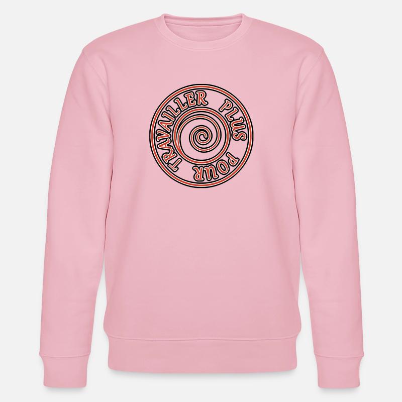Valeur Travail - Sweat bio CHANGER Stanley/Stella Unisexe - rose pâle