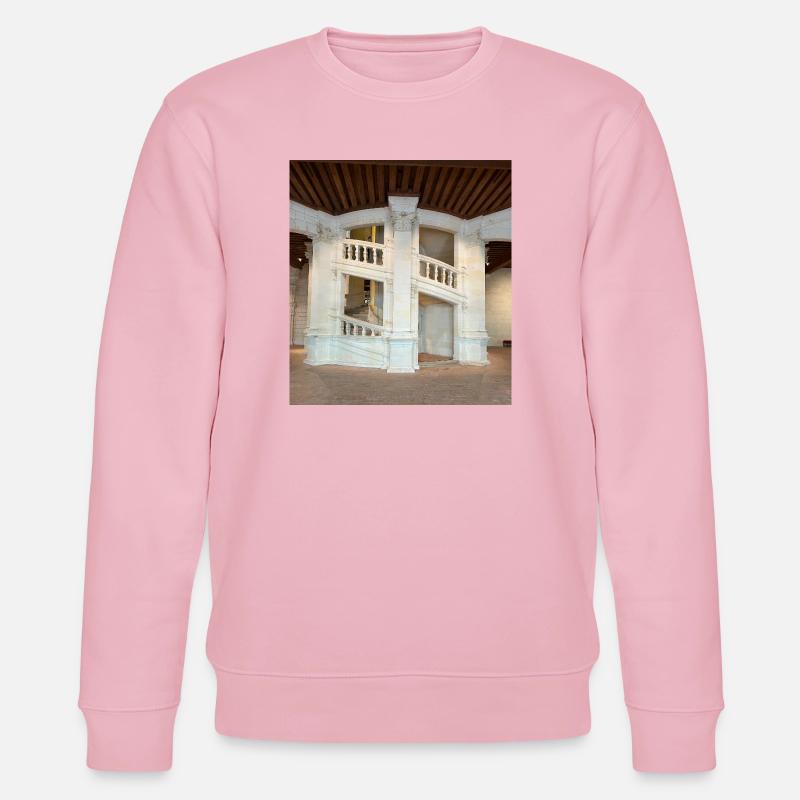 Doppelte Wendeltreppe - Stanley/Stella Unisex Bio-Sweatshirt CHANGER  - Hellrosa