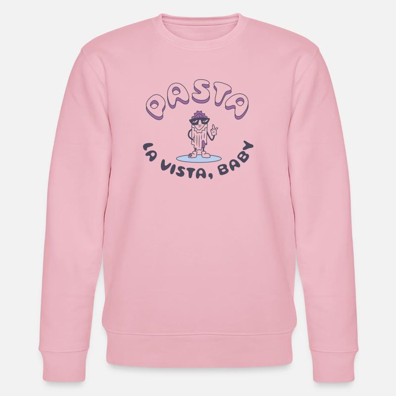 Graphique d’icônes Astra Peace - Sweat bio CHANGER Stanley/Stella Unisexe - rose pâle