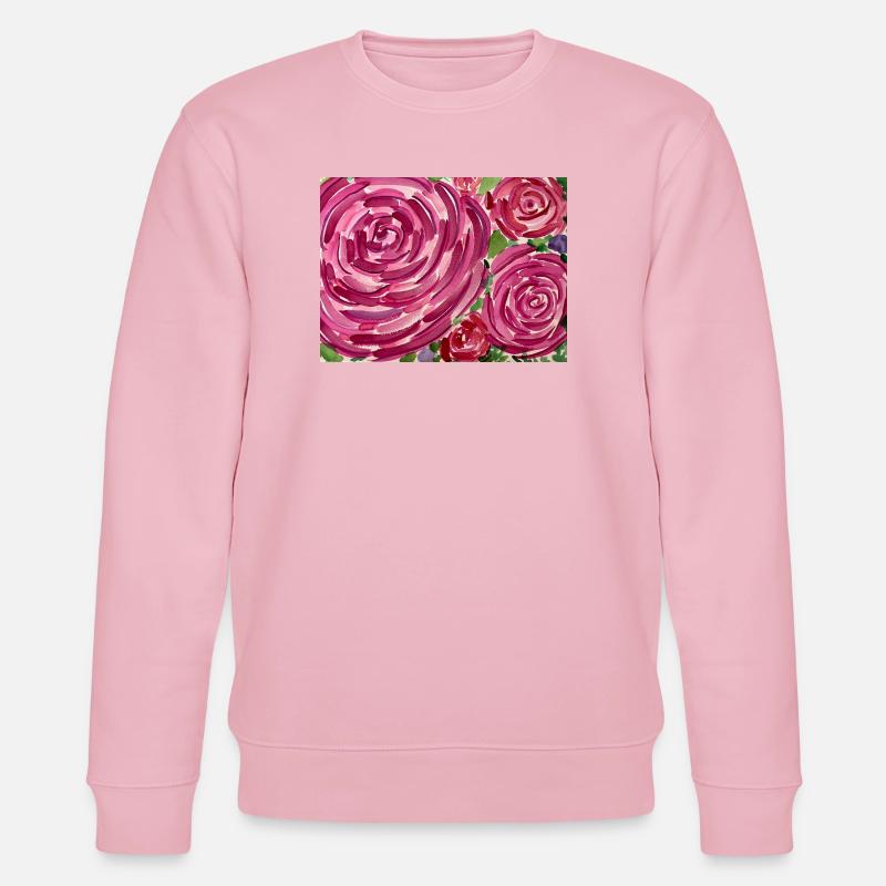 Aquarelle rose - Sweat bio CHANGER Stanley/Stella Unisexe - rose pâle