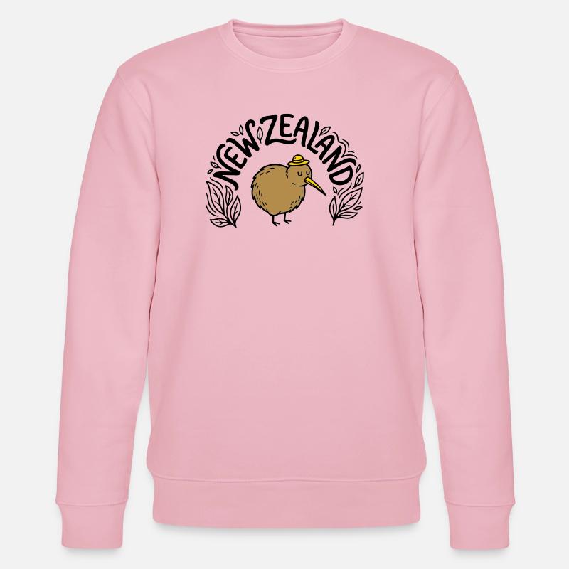 Nouvelle-Zélande - Sweat bio CHANGER Stanley/Stella Unisexe - rose pâle