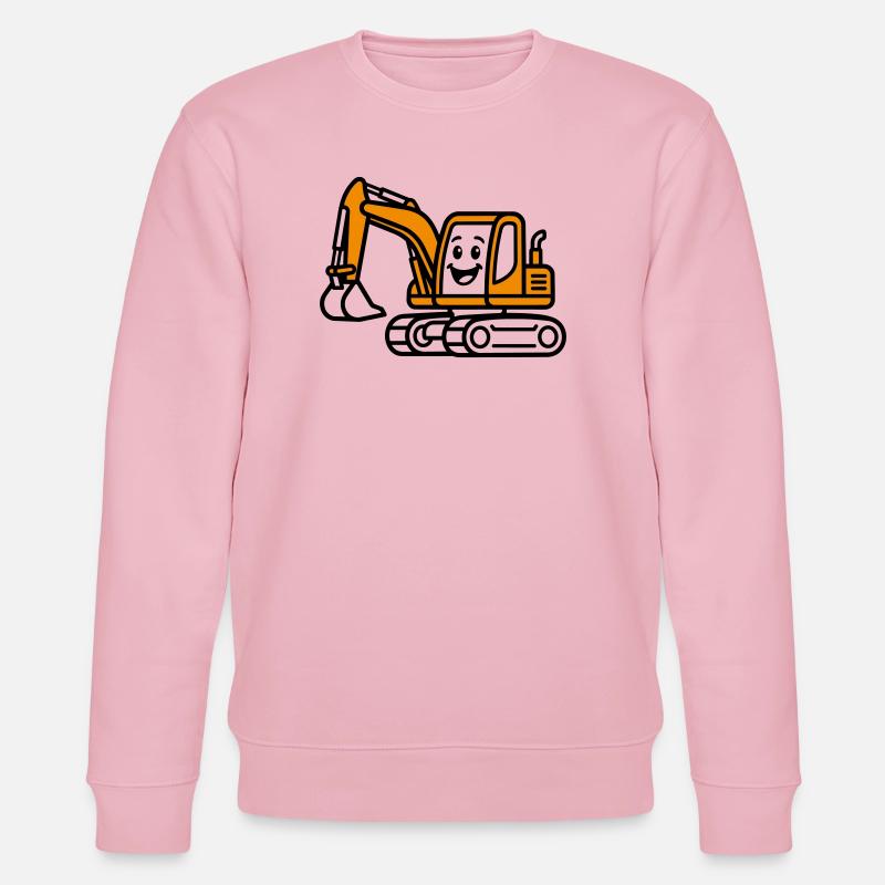Excavator Kids - Stanley/Stella Unisex Bio-Sweatshirt CHANGER  - Hellrosa