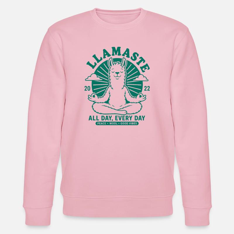 No Prob Llama Just Chill - Stanley/Stella Unisex Bio-Sweatshirt CHANGER  - Hellrosa