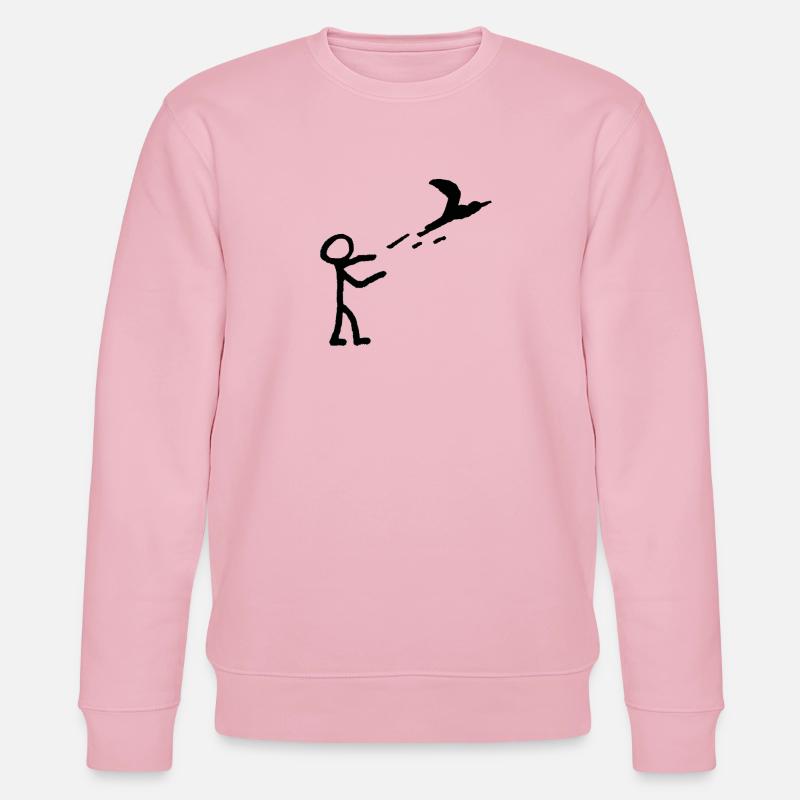 Let fly - Stanley/Stella CHANGER Unisex Organic Sweatshirt - cotton pink