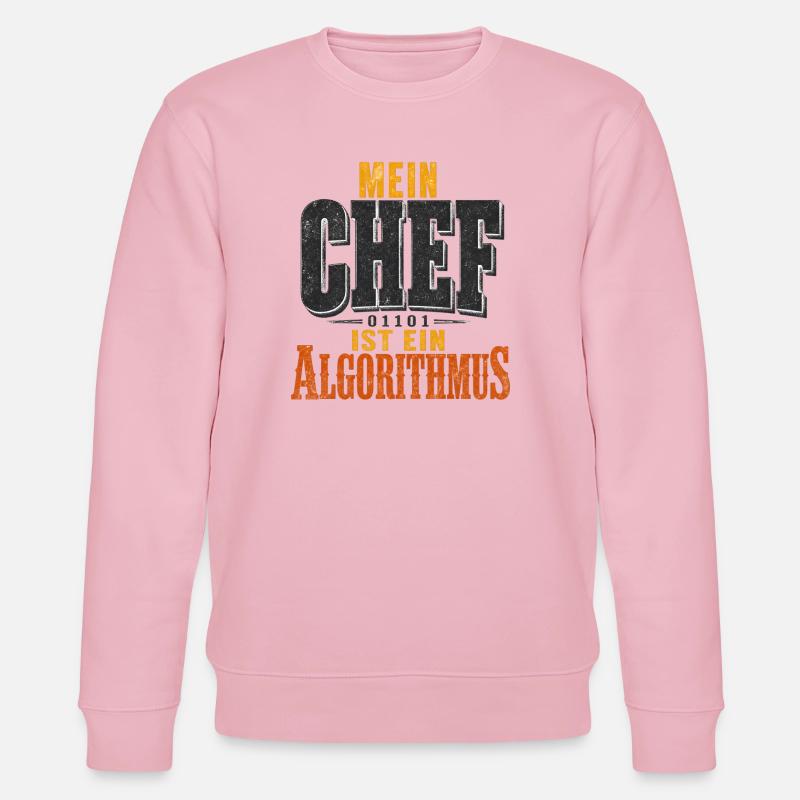 Chaos als Algorithmus - Stanley/Stella Unisex Bio-Sweatshirt CHANGER - Hellrosa