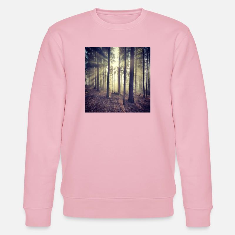 Sunbeams Forest Light - Stanley/Stella CHANGER Unisex Organic Sweatshirt - cotton pink