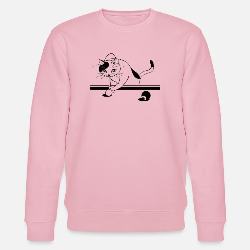 Cat power - Stanley/Stella CHANGER Unisex Organic Sweatshirt - cotton pink