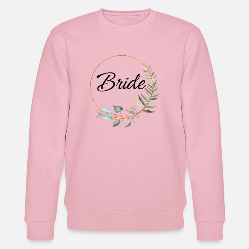 Junggesellinnen-Braut-Stil - Stanley/Stella Unisex Bio-Sweatshirt CHANGER  - Hellrosa