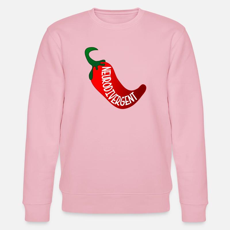 NEURODIVERGENT ADHS - Stanley/Stella Unisex Bio-Sweatshirt CHANGER - Hellrosa