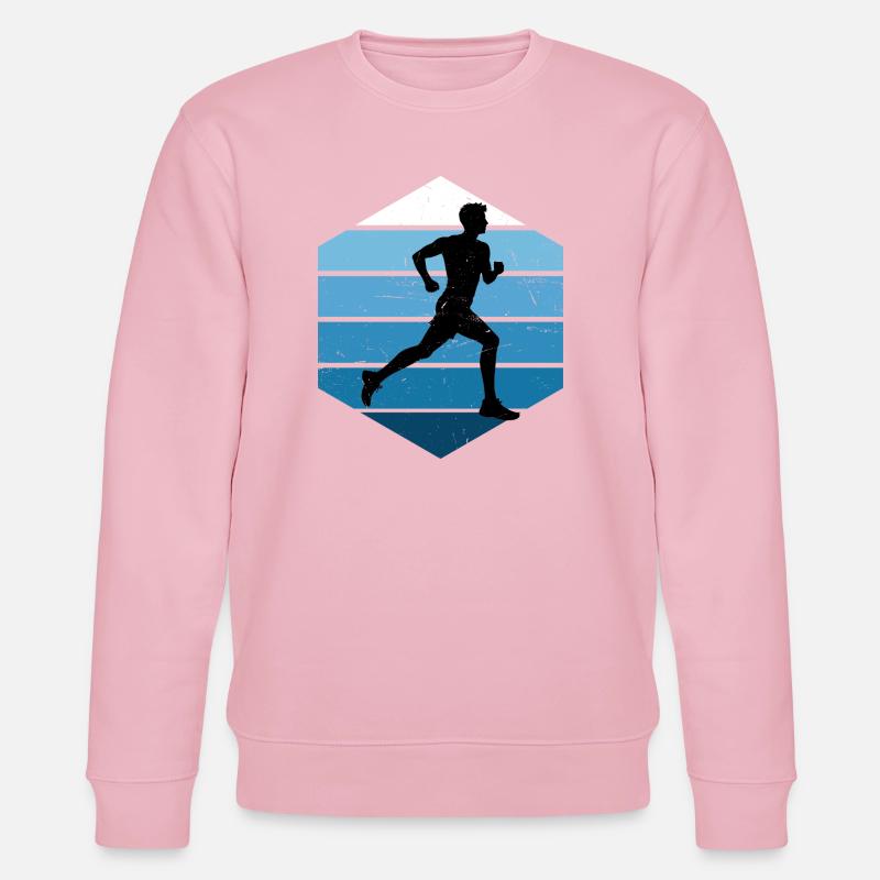 Geschenkidee für einen Running mit Running - Stanley/Stella Unisex Bio-Sweatshirt CHANGER  - Hellrosa