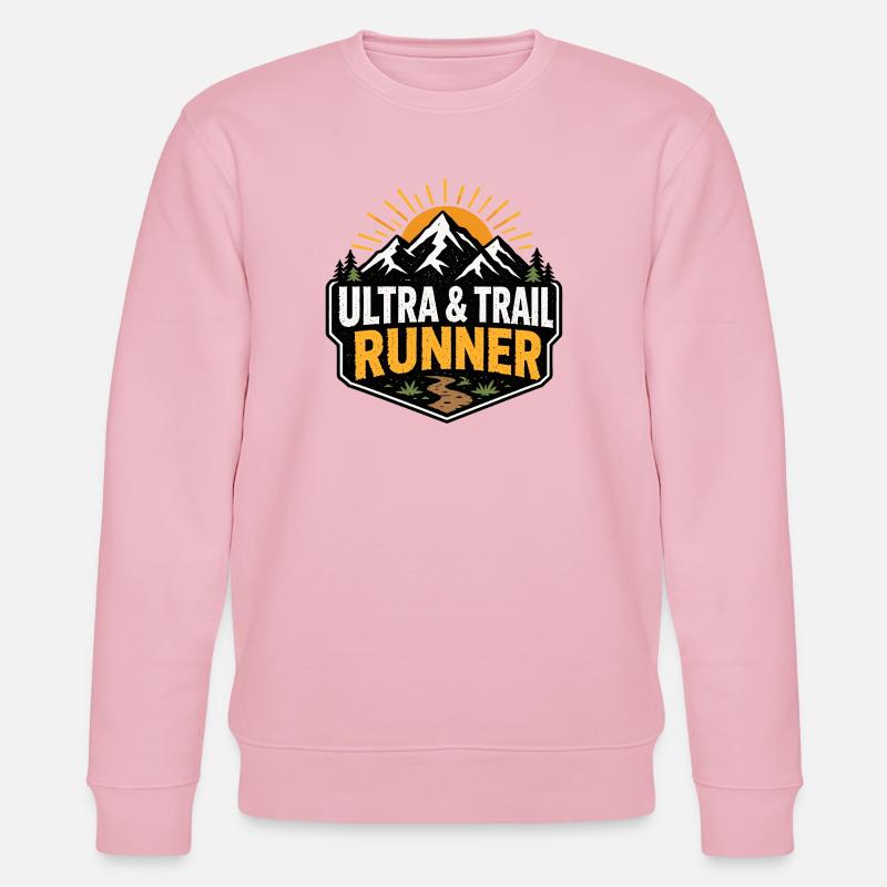 Ultra- und Trailrunner - Stanley/Stella Unisex Bio-Sweatshirt CHANGER - Hellrosa