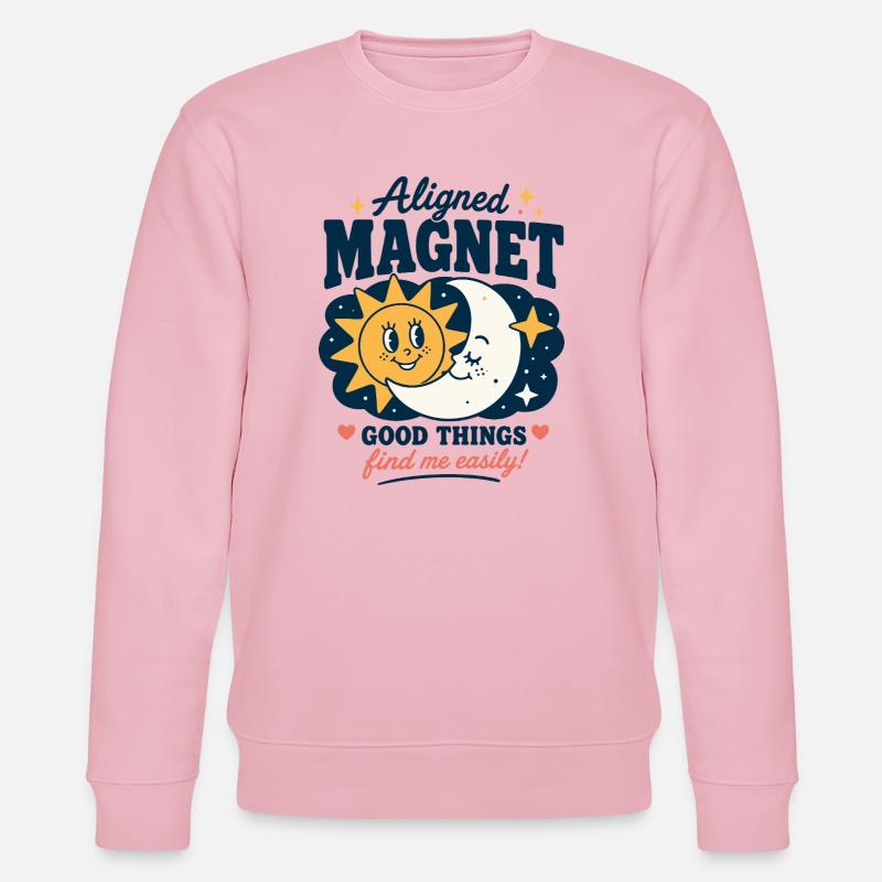 Aligned Magnet Good Things Design - Stanley/Stella Unisex Bio-Sweatshirt CHANGER  - Hellrosa