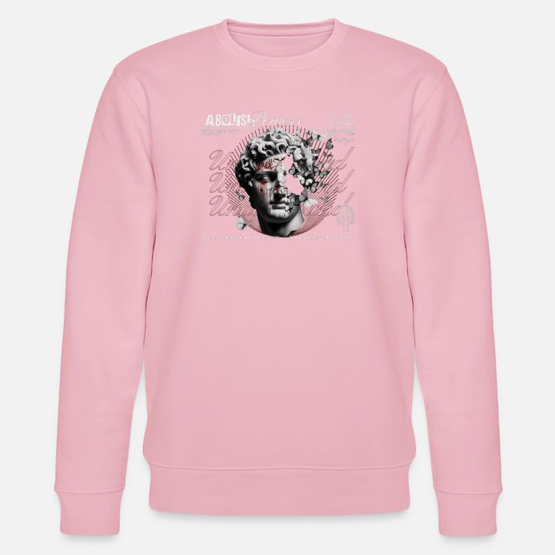 Abolir Power Head Collage - Sweat bio CHANGER Stanley/Stella Unisexe - rose pâle