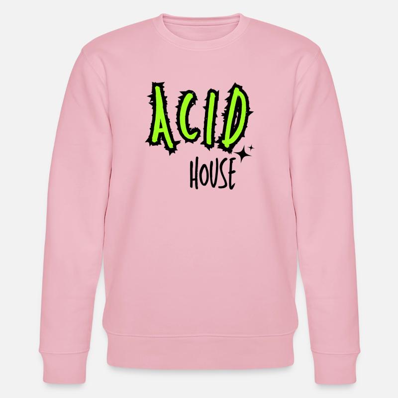 Acid House. - Stanley/Stella Unisex Bio-Sweatshirt CHANGER  - Hellrosa