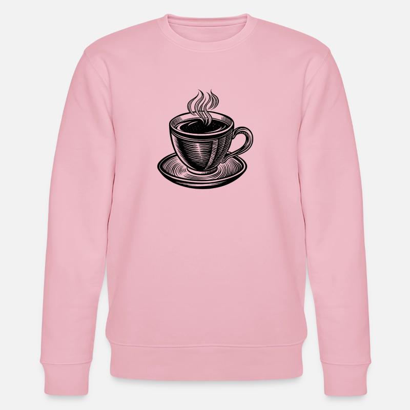 Tasse de café - Sweat bio CHANGER Stanley/Stella Unisexe - rose pâle