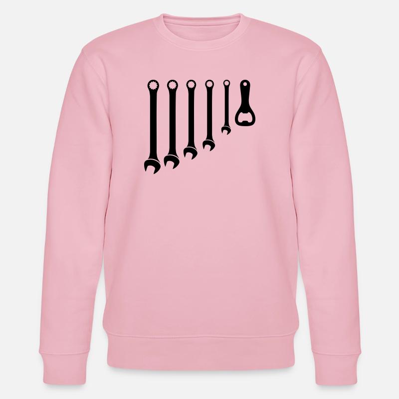 Jeu d’outils et ouvre-bouteille Craftsman - Sweat bio CHANGER Stanley/Stella Unisexe - rose pâle