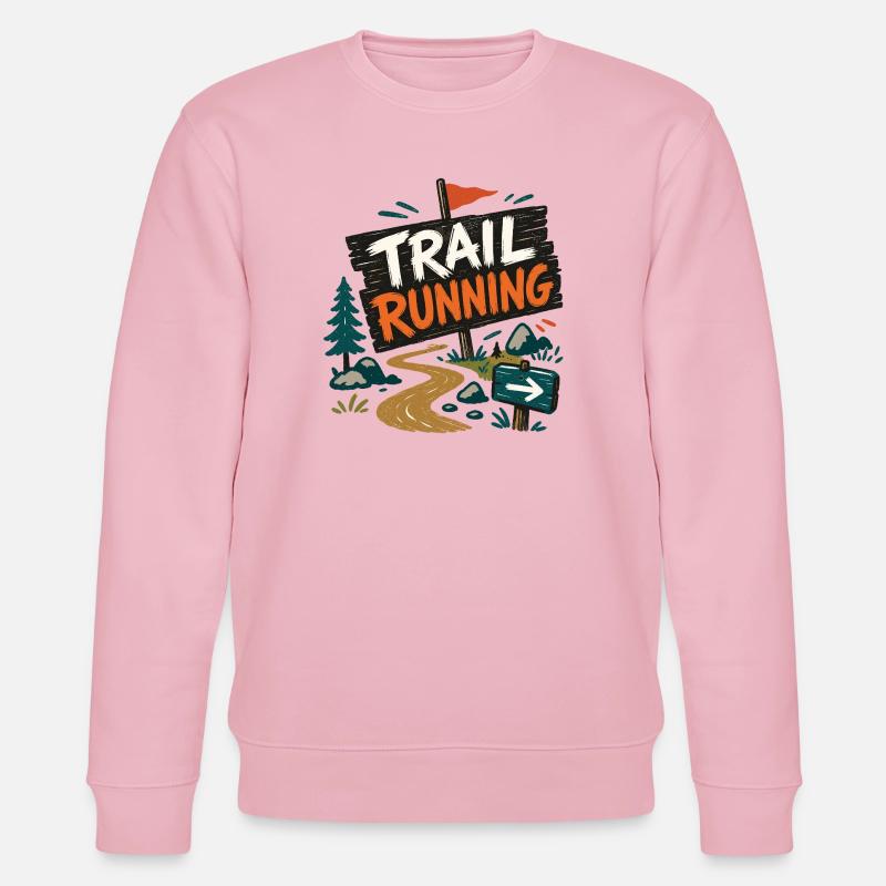 Trailrunning - Stanley/Stella Unisex Bio-Sweatshirt CHANGER - Hellrosa