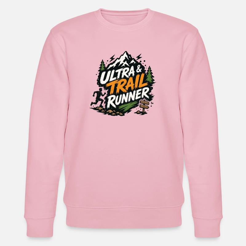 Ultra- und Trailrunner - Stanley/Stella Unisex Bio-Sweatshirt CHANGER  - Hellrosa