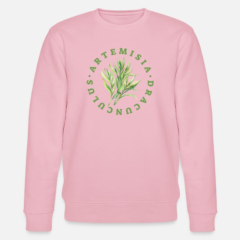 Artemisia Dracunculus Blattemblem - Stanley/Stella Unisex Bio-Sweatshirt CHANGER - Hellrosa