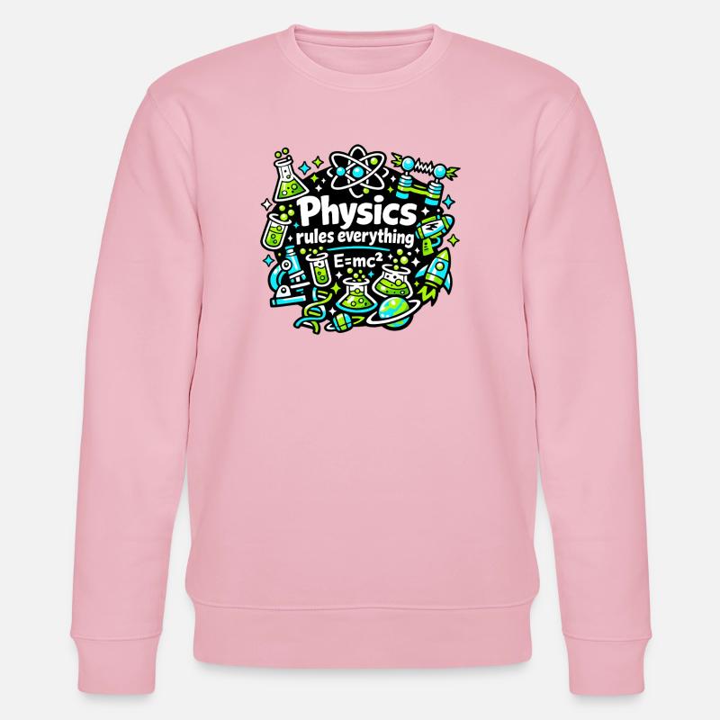 Physik regelt alles - Stanley/Stella Unisex Bio-Sweatshirt CHANGER - Hellrosa