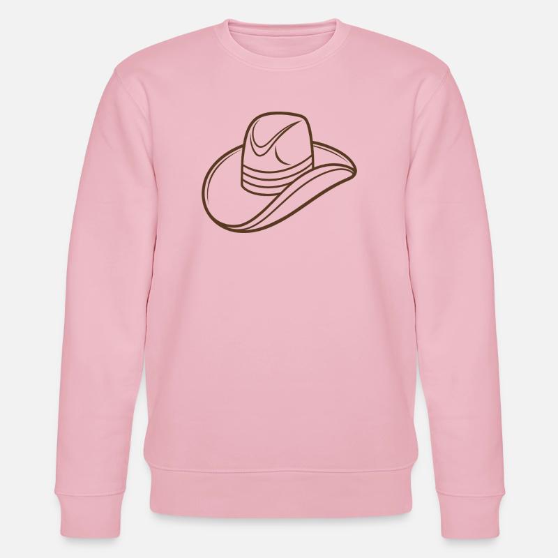 Cowboyhut - Stanley/Stella Unisex Bio-Sweatshirt CHANGER  - Hellrosa