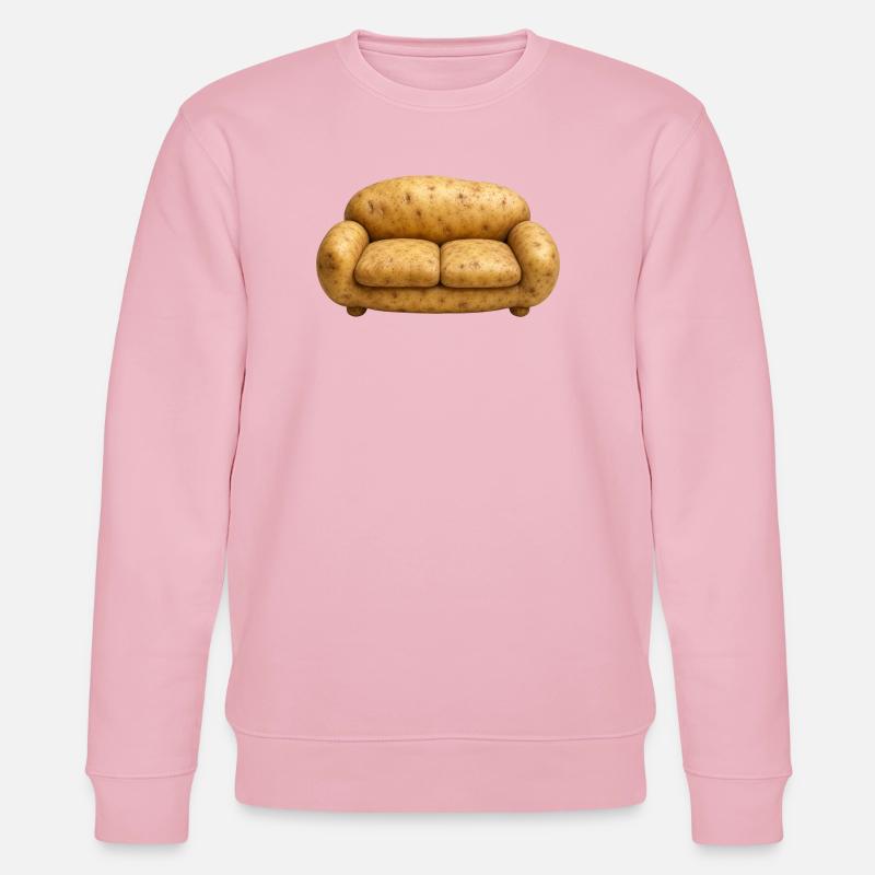    COUCH POTATO - Stanley/Stella Unisex Bio-Sweatshirt CHANGER  - Hellrosa