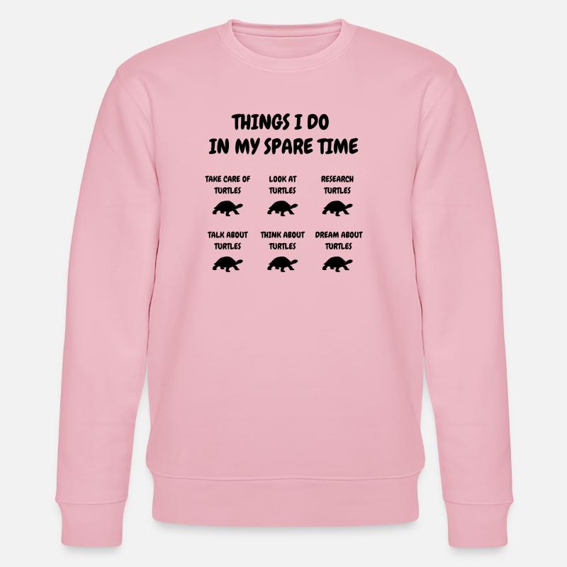 Obsessed with Turtles - Stanley/Stella Unisex Bio-Sweatshirt CHANGER - Hellrosa
