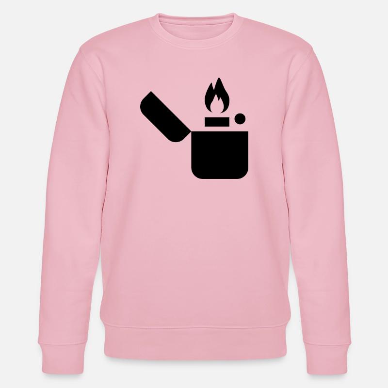 Gasanzünder - Stanley/Stella Unisex Bio-Sweatshirt CHANGER - Hellrosa