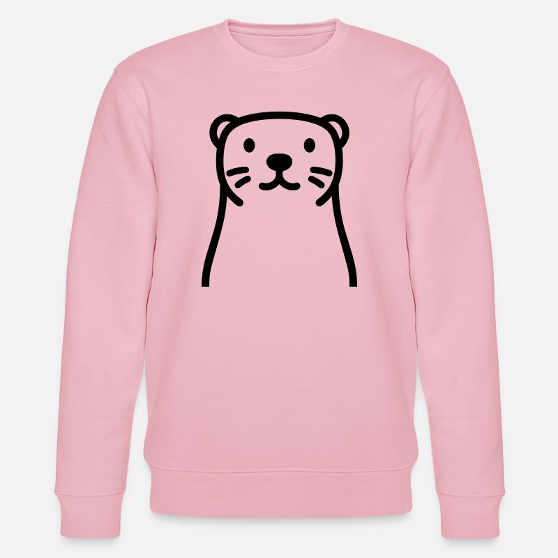 loutre - Sweat bio CHANGER Stanley/Stella Unisexe - rose pâle