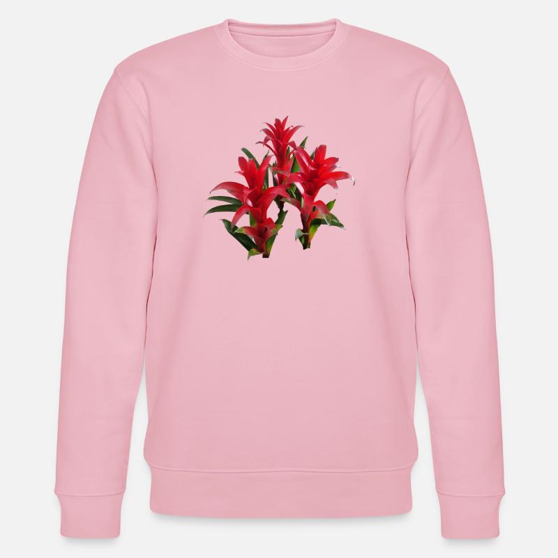 Vibrant_Red_Bromeliads - Sweat bio CHANGER Stanley/Stella Unisexe - rose pâle