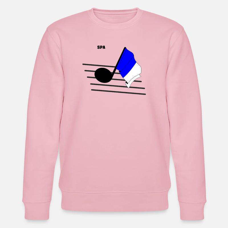 Spa-Musik & Rennsport - Stanley/Stella Unisex Bio-Sweatshirt CHANGER  - Hellrosa