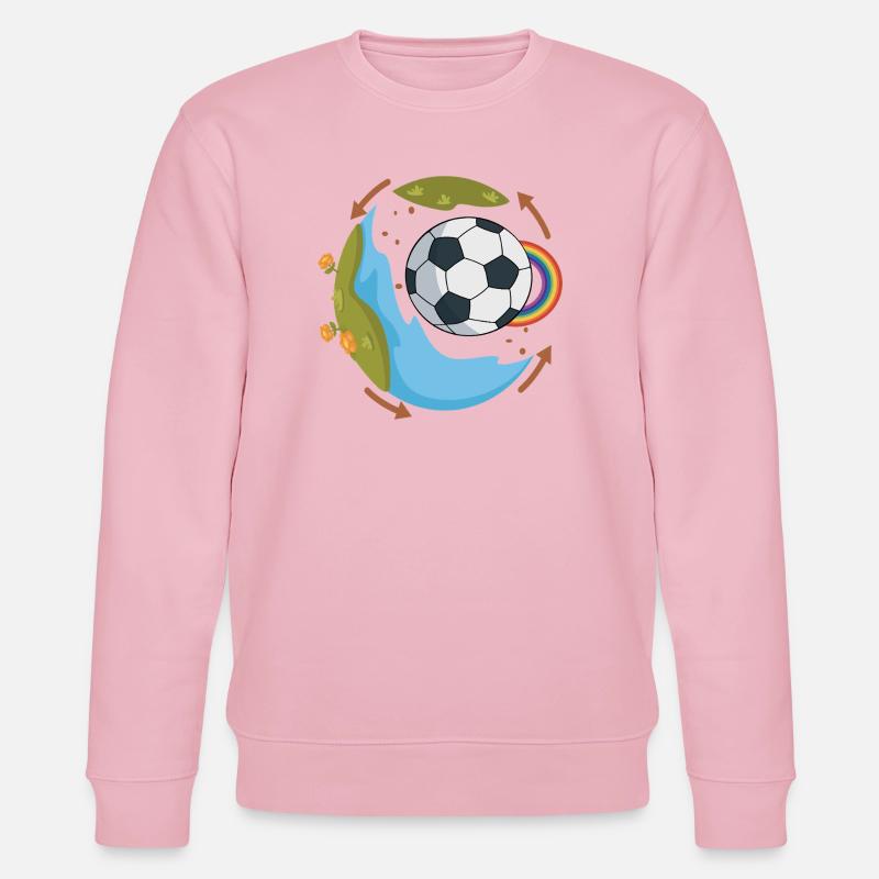  Fußball Event  - Stanley/Stella Unisex Bio-Sweatshirt CHANGER  - Hellrosa