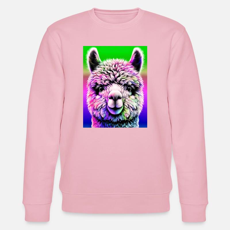 Alpaka - Stanley/Stella Unisex Bio-Sweatshirt CHANGER  - Hellrosa