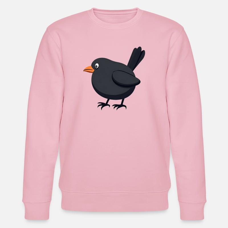 Amsel Vogel - Stanley/Stella Unisex Bio-Sweatshirt CHANGER - Hellrosa
