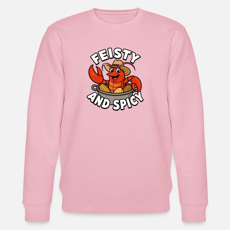 Nourriture épicée et épicée pour femmes - Sweat bio CHANGER Stanley/Stella Unisexe - rose pâle