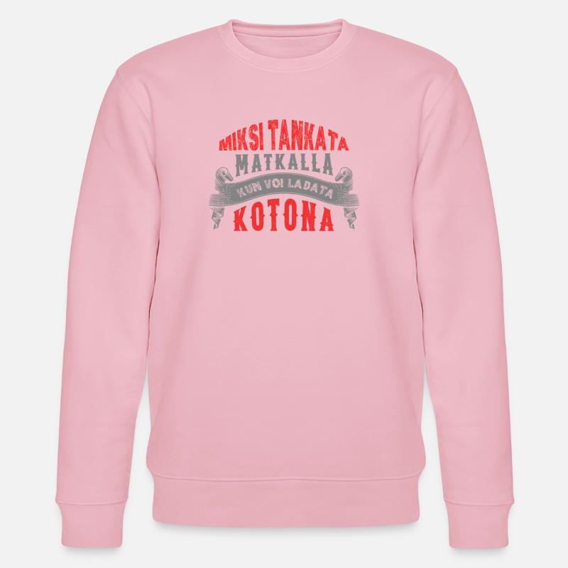 Ein Elektroautofahrer sagt - Stanley/Stella Unisex Bio-Sweatshirt CHANGER  - Hellrosa