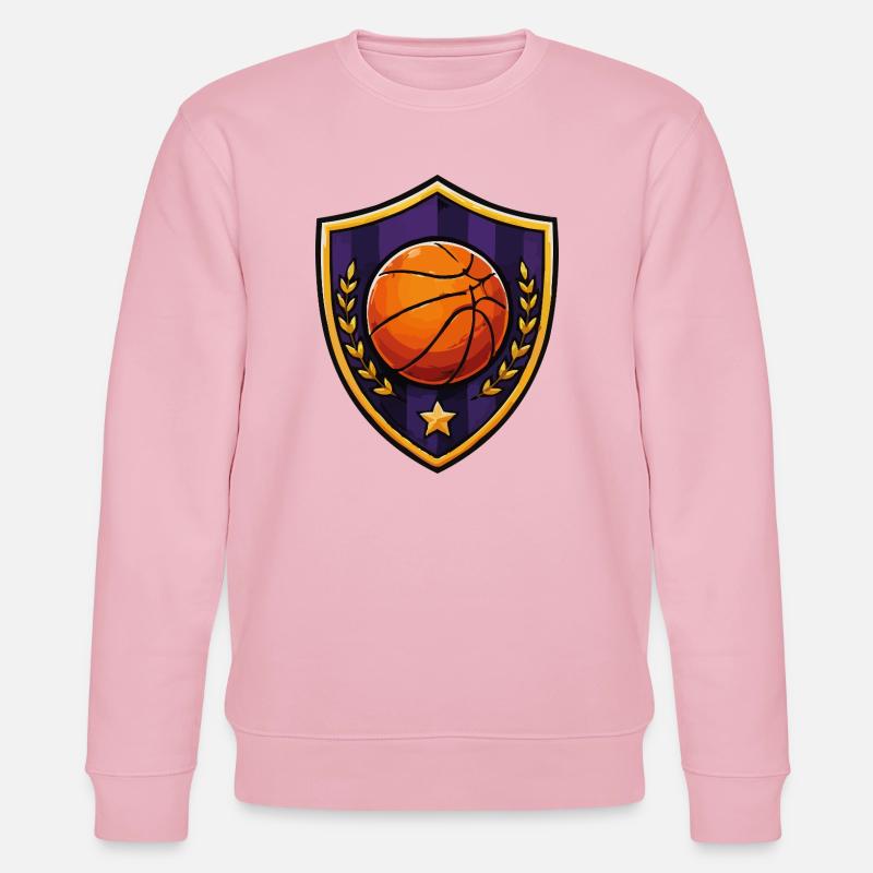 Basketballschild Lorbeer - Stanley/Stella Unisex Bio-Sweatshirt CHANGER  - Hellrosa