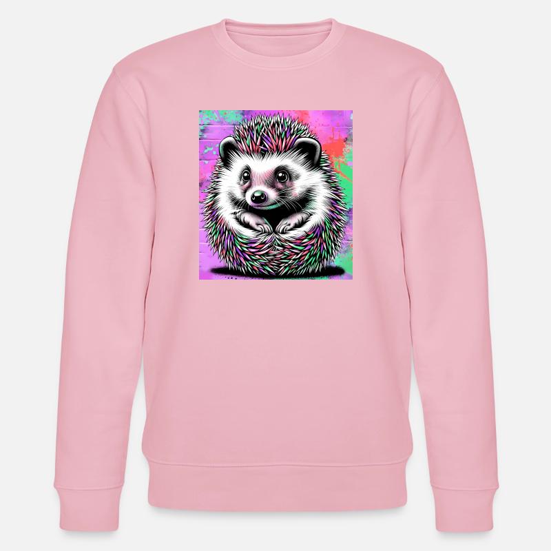 Igel - Stanley/Stella Unisex Bio-Sweatshirt CHANGER  - Hellrosa