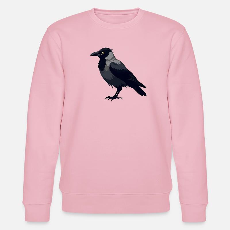 Schwarzer Rabe - Stanley/Stella Unisex Bio-Sweatshirt CHANGER  - Hellrosa