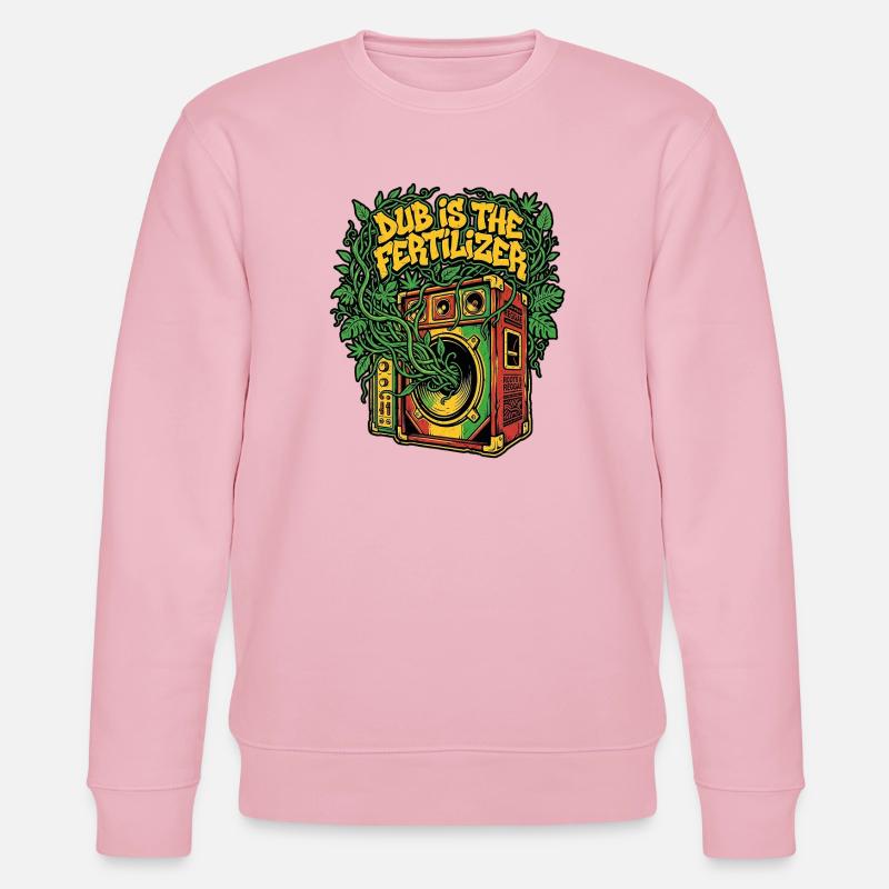 Dub Reggae Soil - Stanley/Stella Unisex Bio-Sweatshirt CHANGER  - Hellrosa