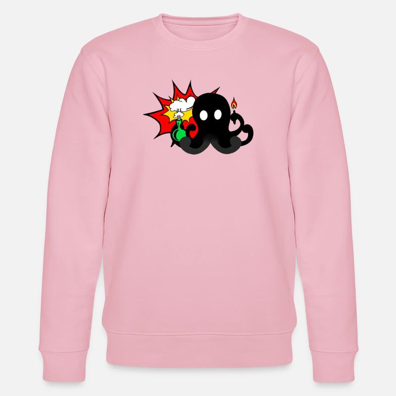 Explosion scientifique - Sweat bio CHANGER Stanley/Stella Unisexe - rose pâle