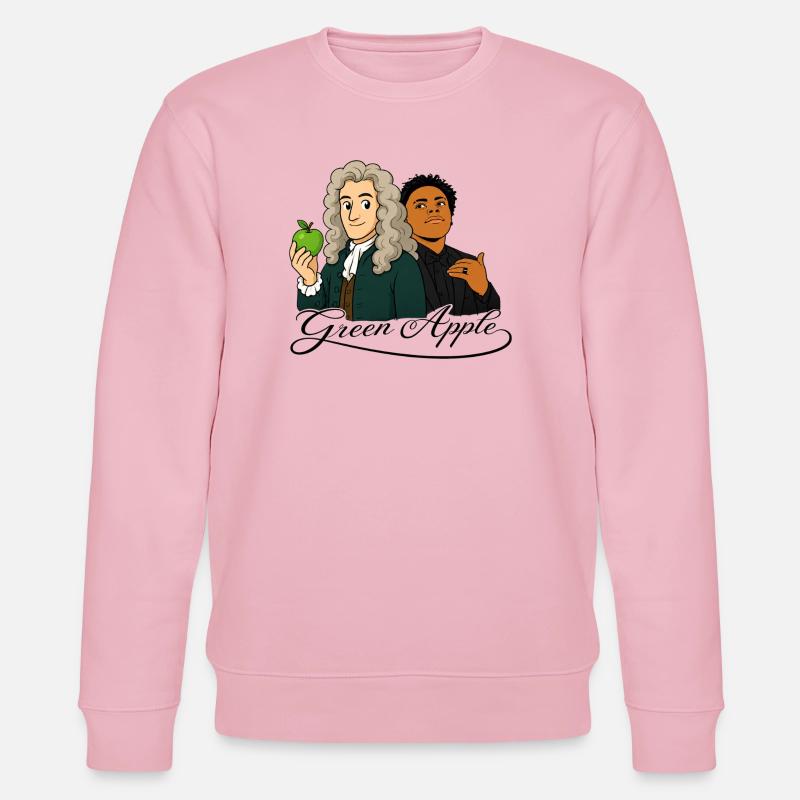 Pomme verte - Sweat bio CHANGER Stanley/Stella Unisexe - rose pâle